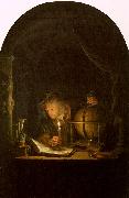 Gerrit Dou Astronomer by Candlelight Spain oil painting artist